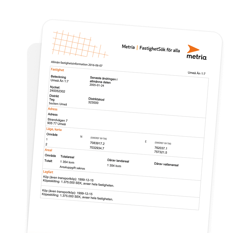 Vad är en tomtrapport?